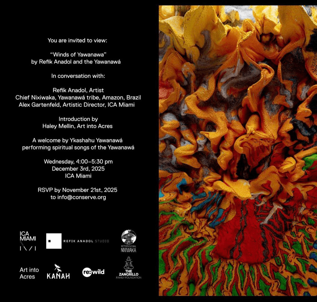 馃帹 Indigenous Art Meets AI: Yawanawa Chief and Refik Anadol Present Historic Collaboration at Miami ICA