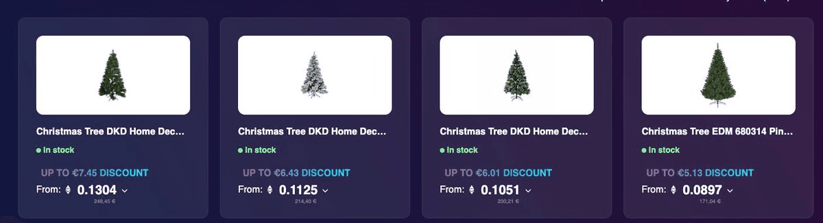 DecentraShop Launches Christmas Tree Sales with EU-Wide Delivery