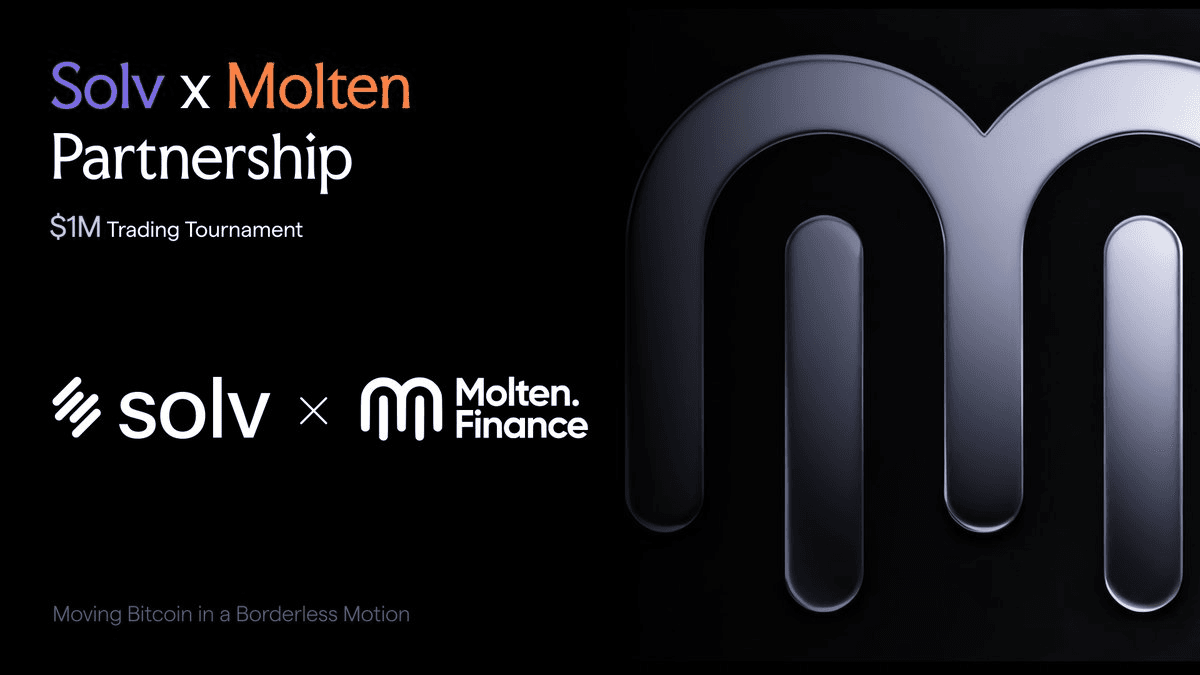 🤝 Solv Protocol Partners with Moltendex for $1M Trading Tournament