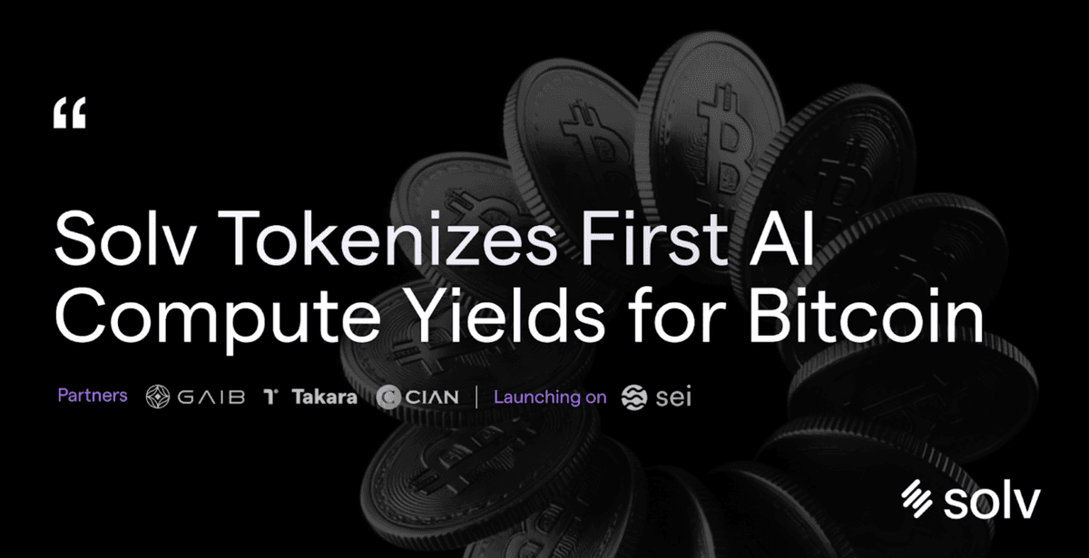 Solv Protocol Launches AI-Powered Bitcoin Yield Vault on Sei Network