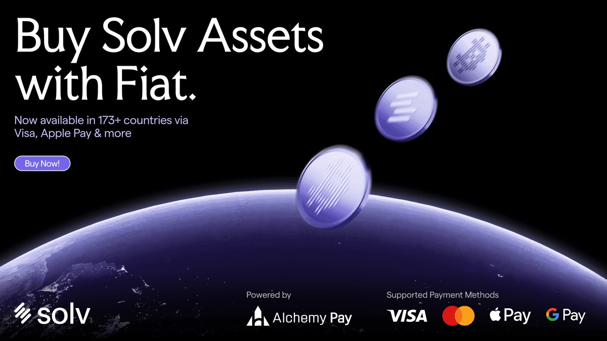 Solv Protocol Launches Global Fiat On-Ramp with AlchemyPay