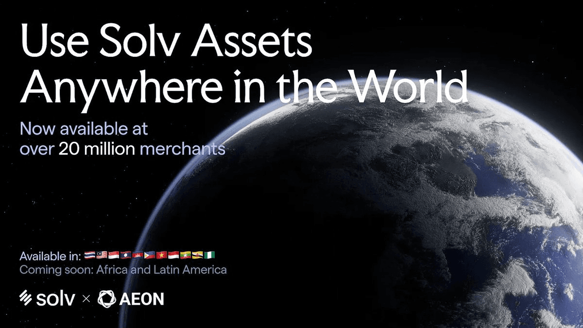 Solv Protocol Enables BTC-Backed Payments at 20M+ Merchants