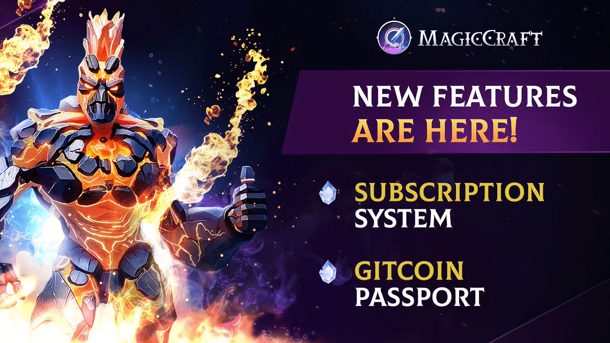 MagicCraft Launches Subscription Tiers and Gitcoin Passport Integration