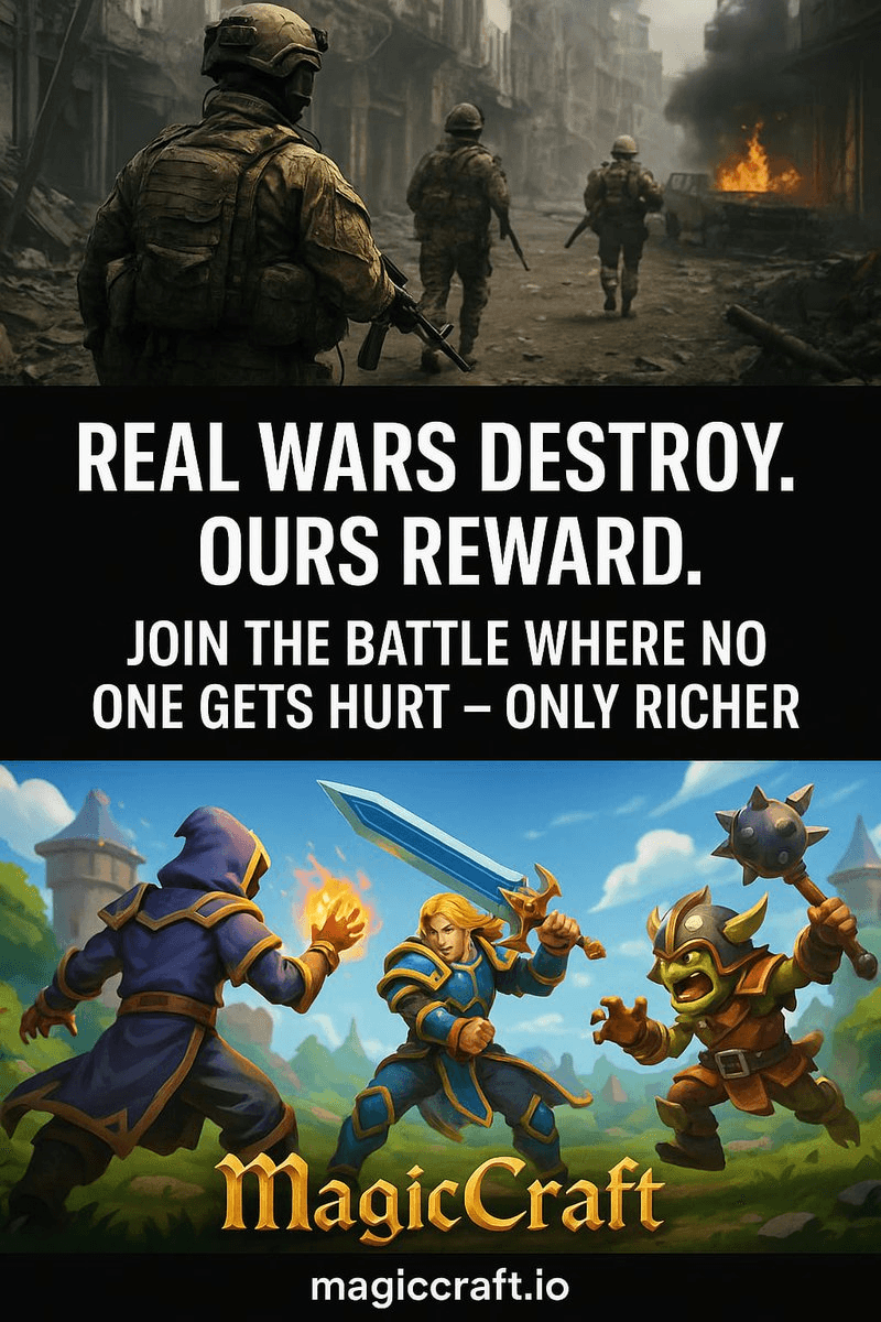 MagicCraft Launches Crypto-Powered Battle Arena as Peace-Promoting Alternative
