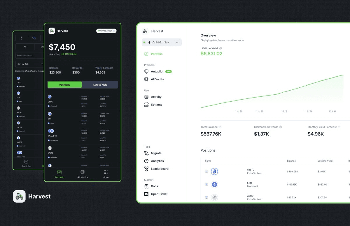 Harvest Finance Advances Next-Gen Automation Vaults
