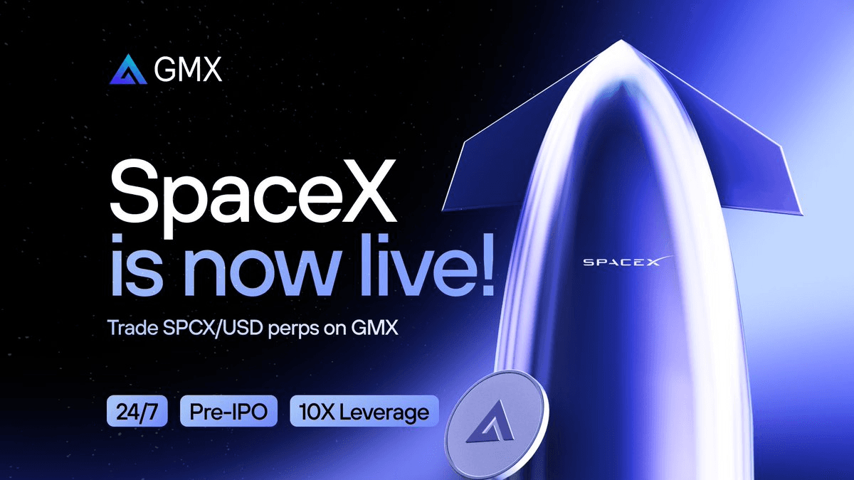 GMX Launches Synthetic SpaceX Perpetuals with 10x Leverage