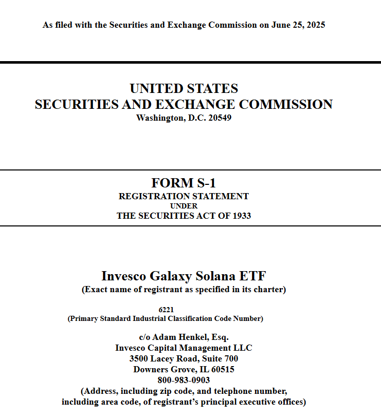 Invesco and VanEck File for Solana ETFs