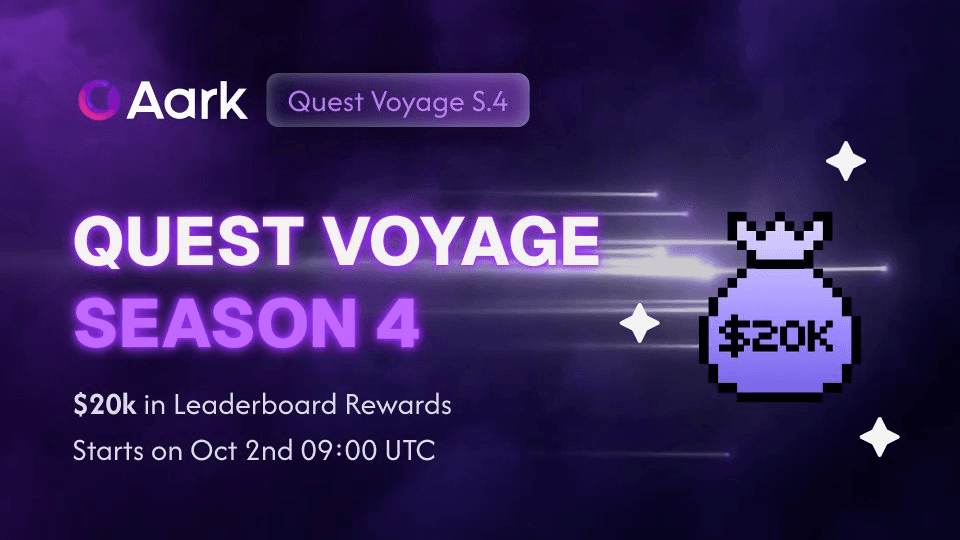 Aark Digital Launches Quest Voyage Season 4 with $20,000 USDC Prize Pool