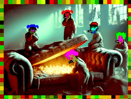 BGAN Orphans Discover Hidden Relics and First AI Meme Coin