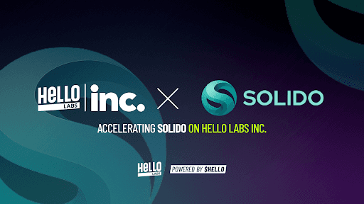 HELLO Labs Adds Solido to Media-Powered Accelerator