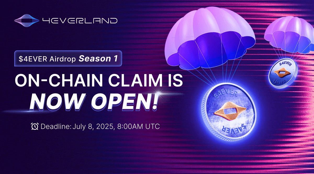4EVER Token Airdrop Season 1 Now Live on BSC