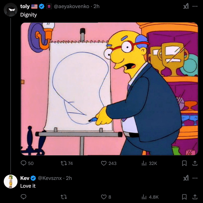 Crypto Community Creates DIGNITY Token After Toly's Simpsons Reference