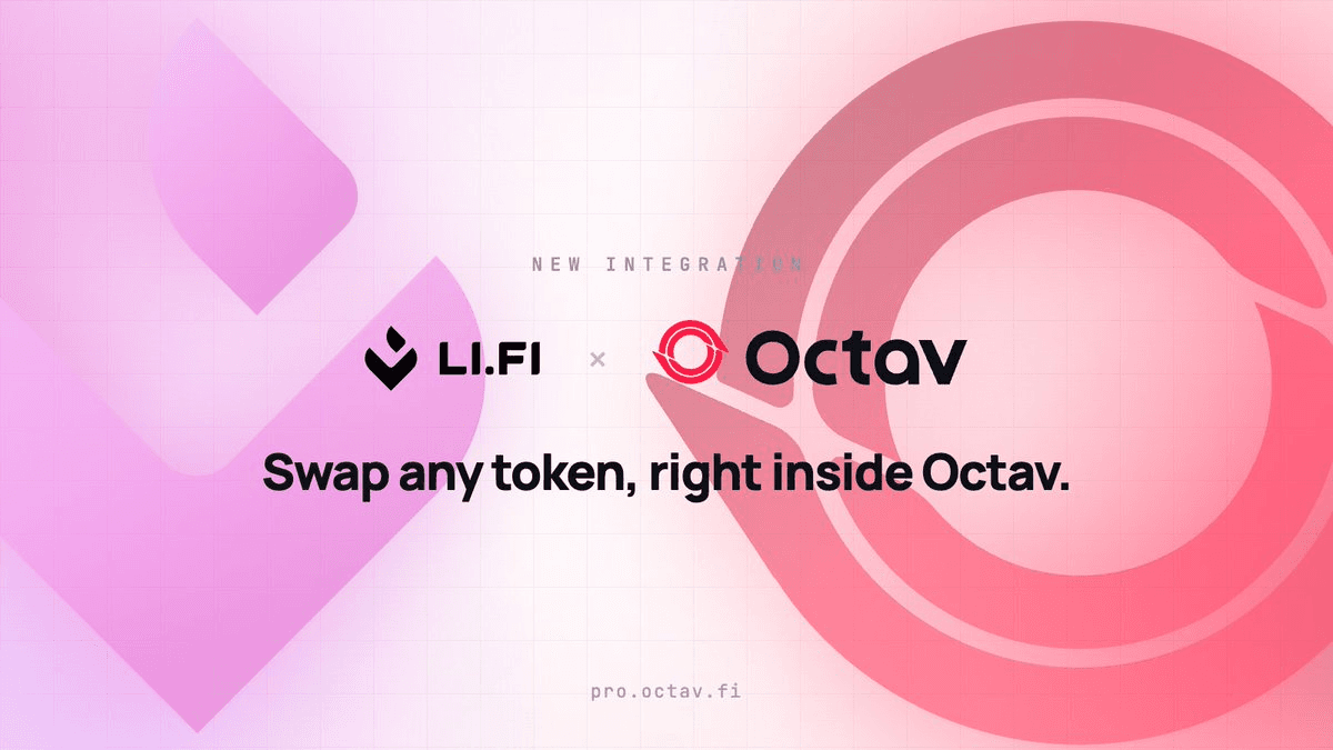 Octav Integrates LiFi Protocol for In-App Token Swaps Across Chains