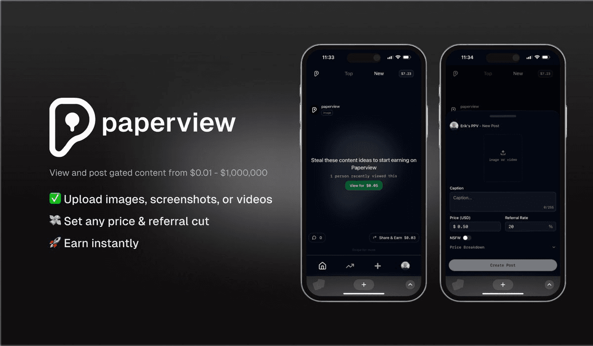 Creator Economy Shifts to Direct Payments with Paperview and Arena