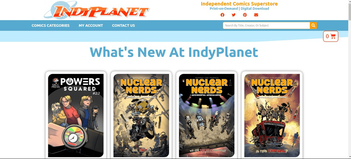 Nuclear Nerds Comics Now Available on IndyPlanet