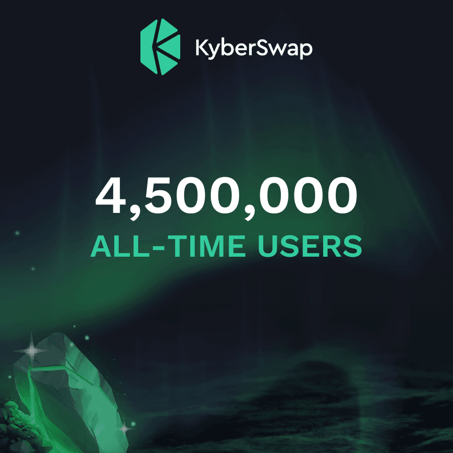 KyberSwap Reaches 4.5 Million User Milestone