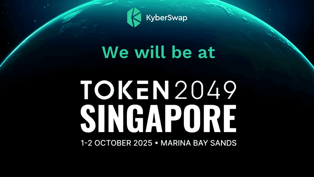 KyberSwap Team Heads to Token2049 Singapore for In-Person Meetups
