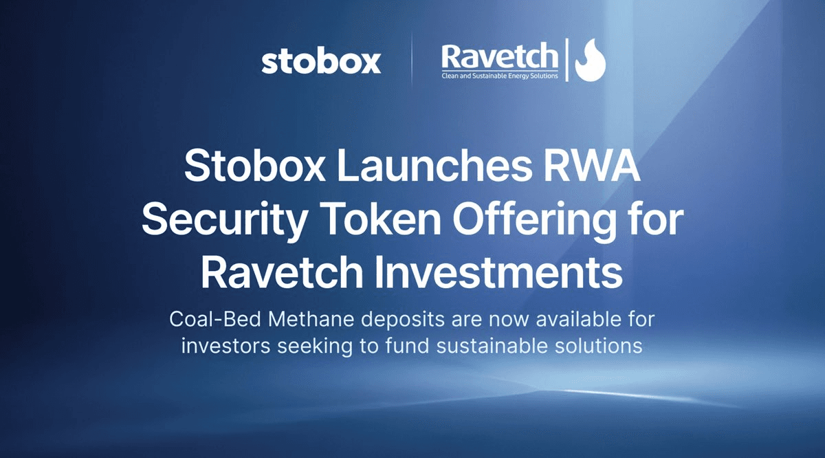 Stobox Launches Security Token Offering for Major Coal-Bed Methane Project