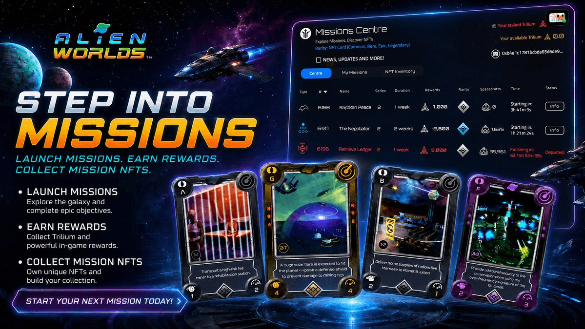 Alien Worlds Launches Spacecraft Mission System with NFT Rewards