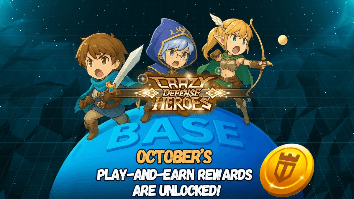 馃幃 Crazy Defense Heroes October Play-and-Earn Rewards Now Claimable