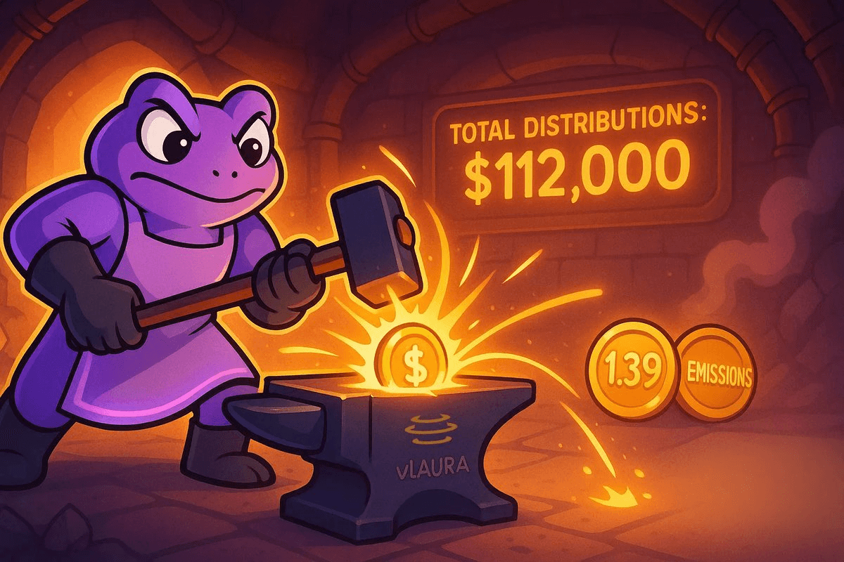 vlAURA Incentives Update: $112k Distributed with 1.39x Return
