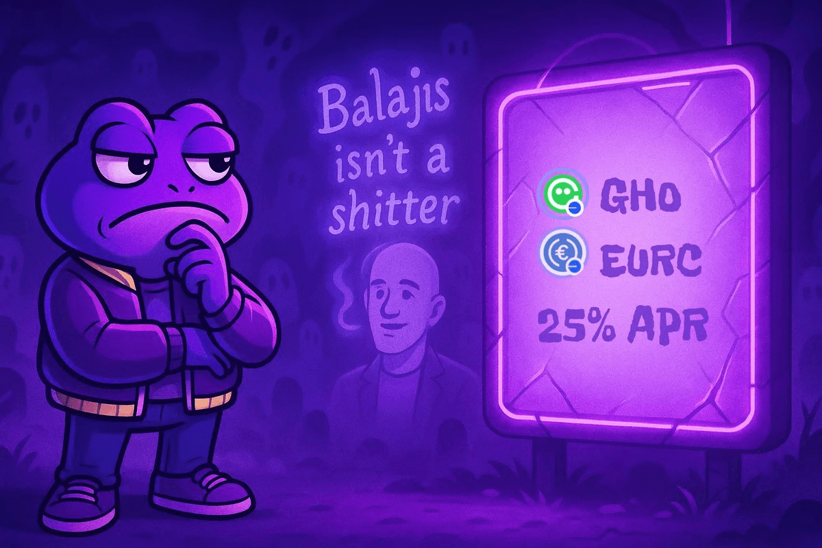 EURC/GHO Pool Hits 25% APR on Base