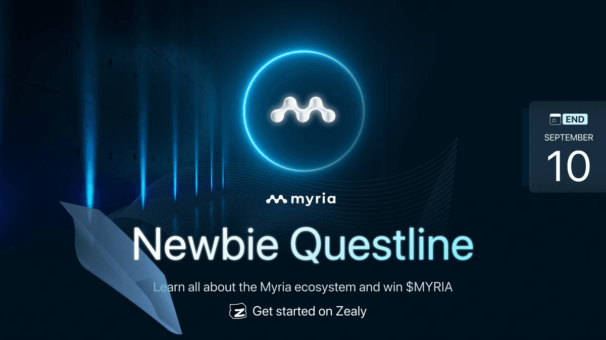 Myria Launches Newbie Questline on Zealy