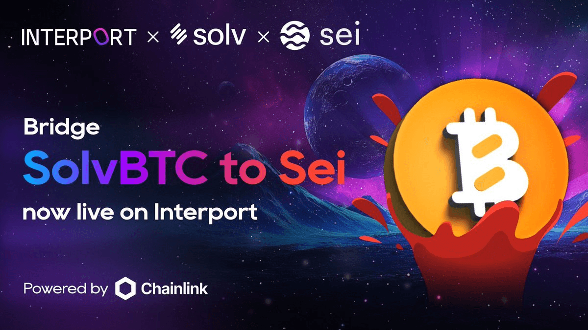 SolvBTC Expands to Sei Network via InterportFi Bridge