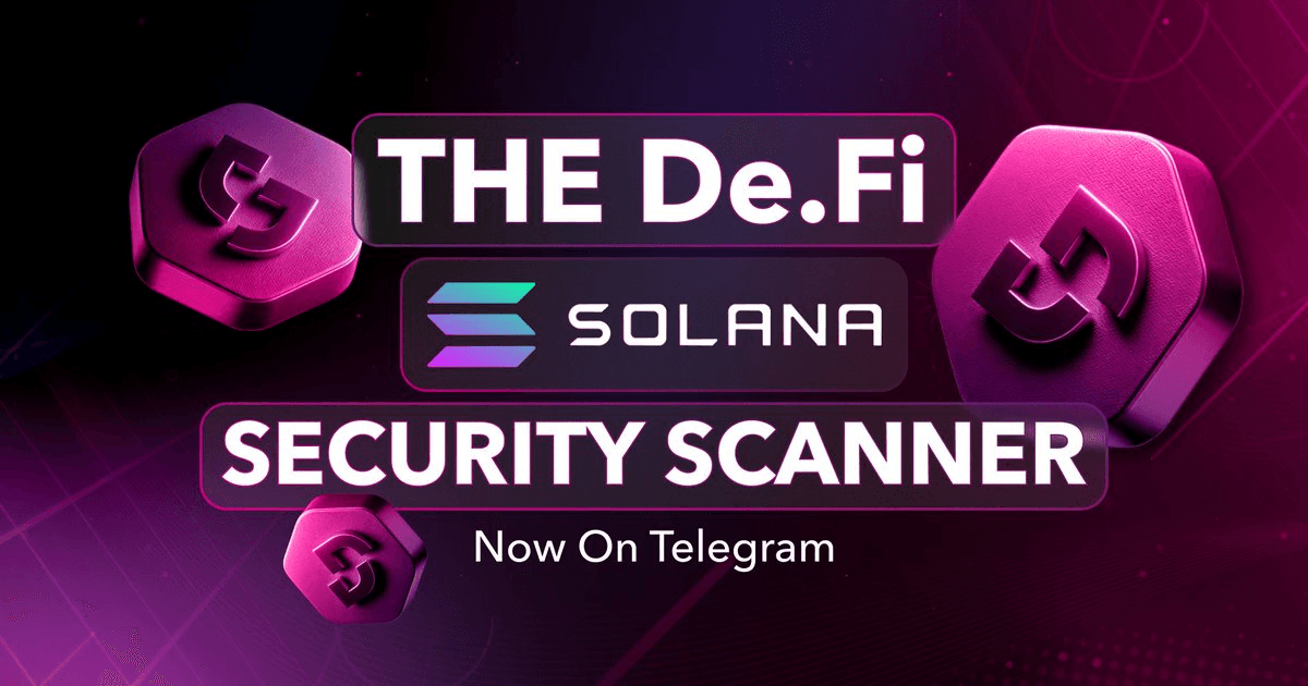 DeFi Solana Security Scanner Launches on Telegram