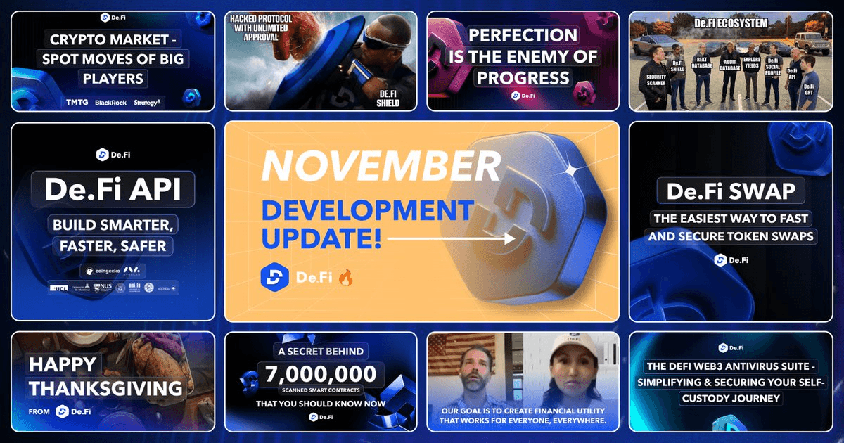 De.Fi Launches Institutional Wallet Tracking and Web3 Security Suite