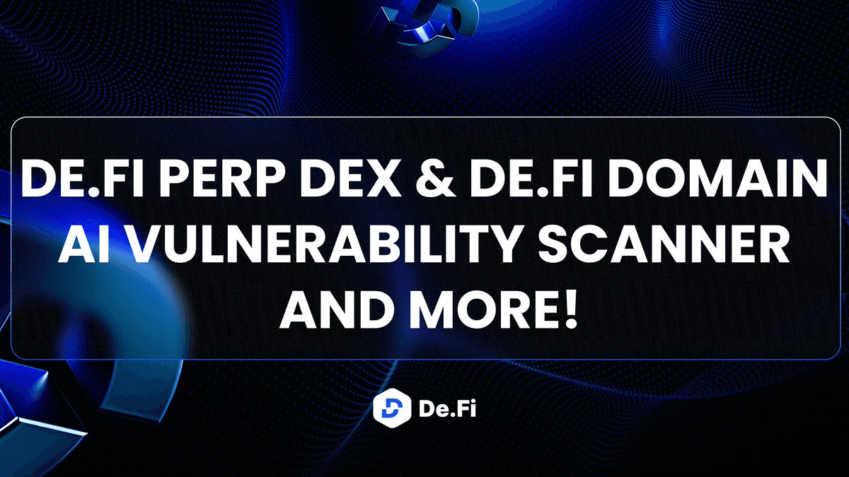 DeFi Announces Three Major Products for Q4 2025 and Q1 2026