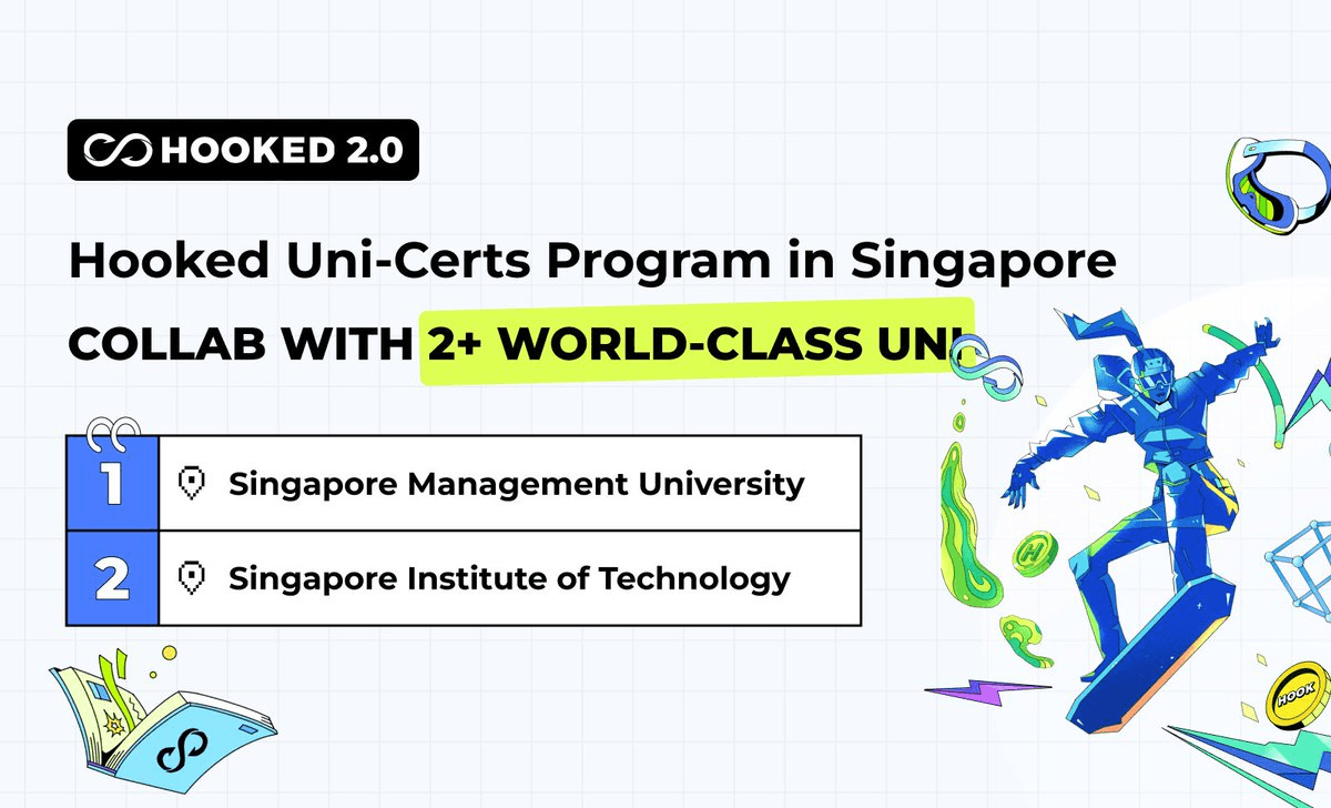 🎓 Hooked Uni-Certs Program Concludes TOKEN2049 Singapore Spotlight at SMU