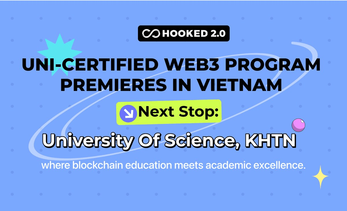 Hooked Uni-Certs Web3 Program Launches at University Of Science Vietnam