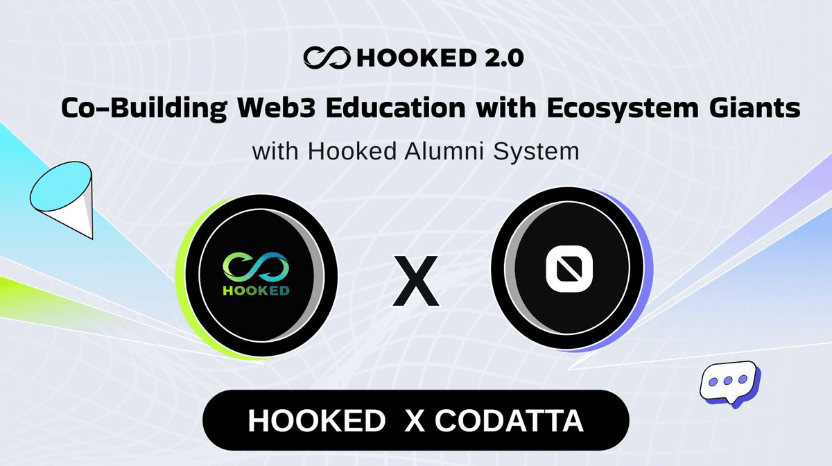 Hooked Protocol Announces Integration with Codatta for Web3 Education