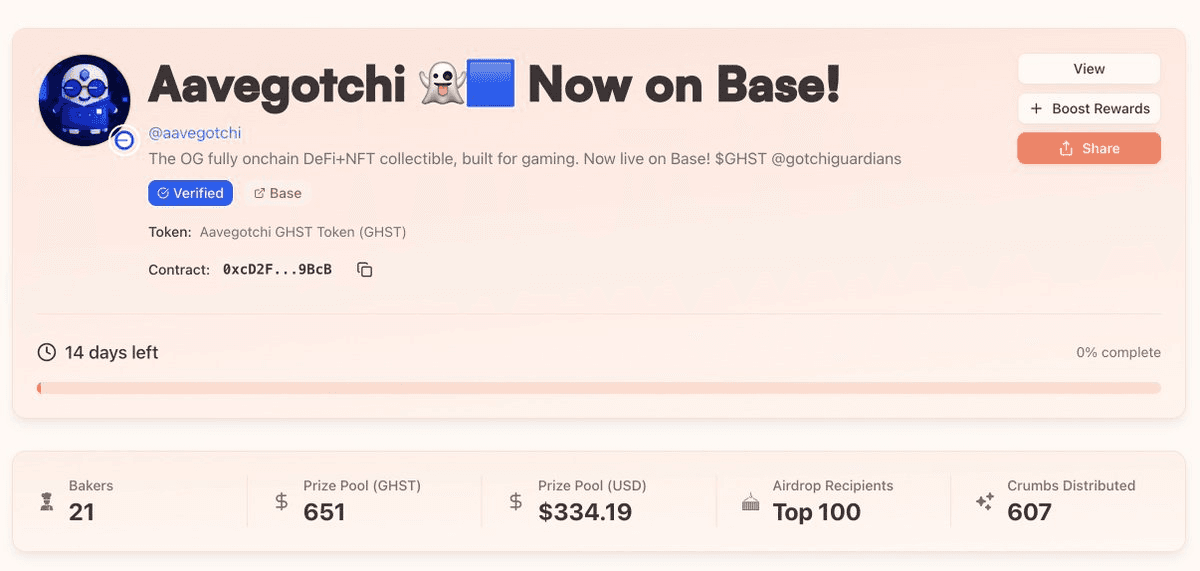 Aavegotchi Partners with Breadcrumb for Social Rewards Campaign