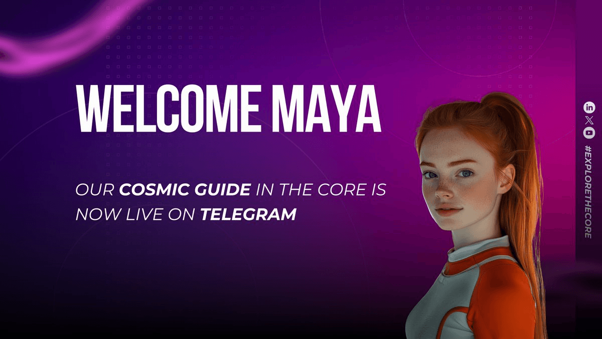 THE CORE Introduces Maya: AI Agent Debuts on Telegram