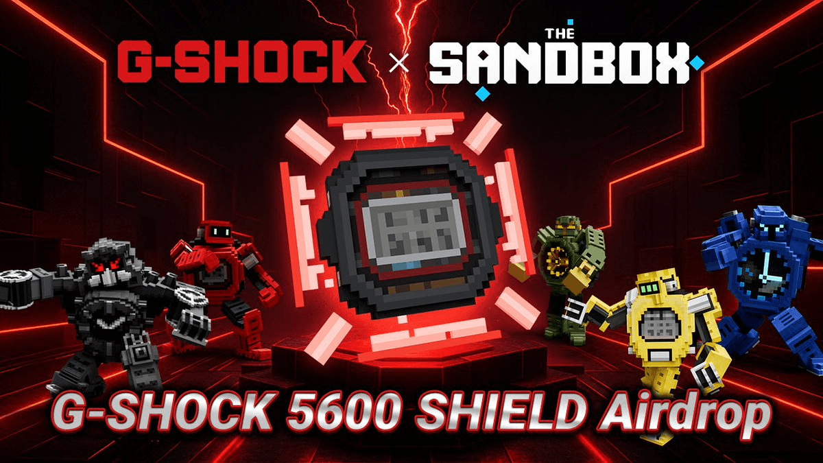 G-SHOCK Launches Virtual City in The Sandbox with Exclusive Shield Giveaway