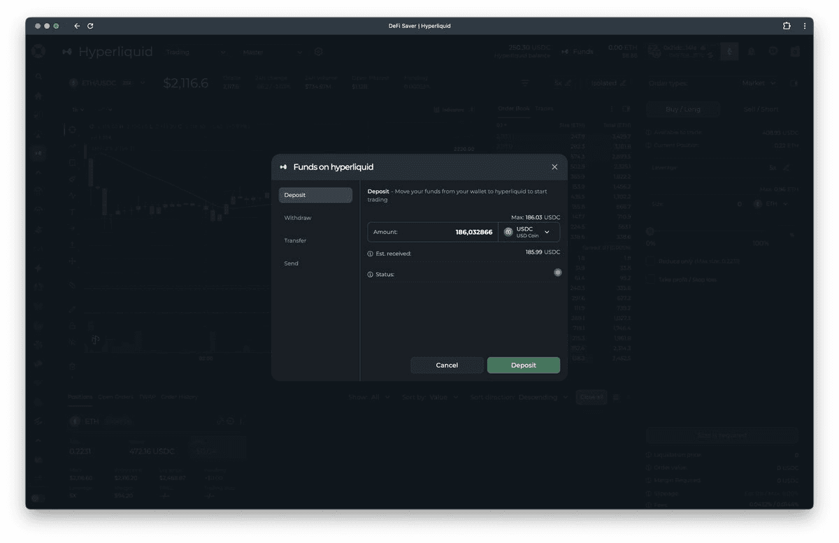 DeFi Saver Simplifies Cross-Chain Deposits with Automatic Token Conversion