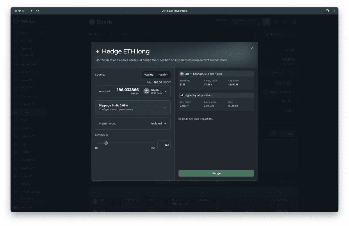 Aave Enables One-Click Hedging for ETH Positions with Integrated Perpetual Shorts
