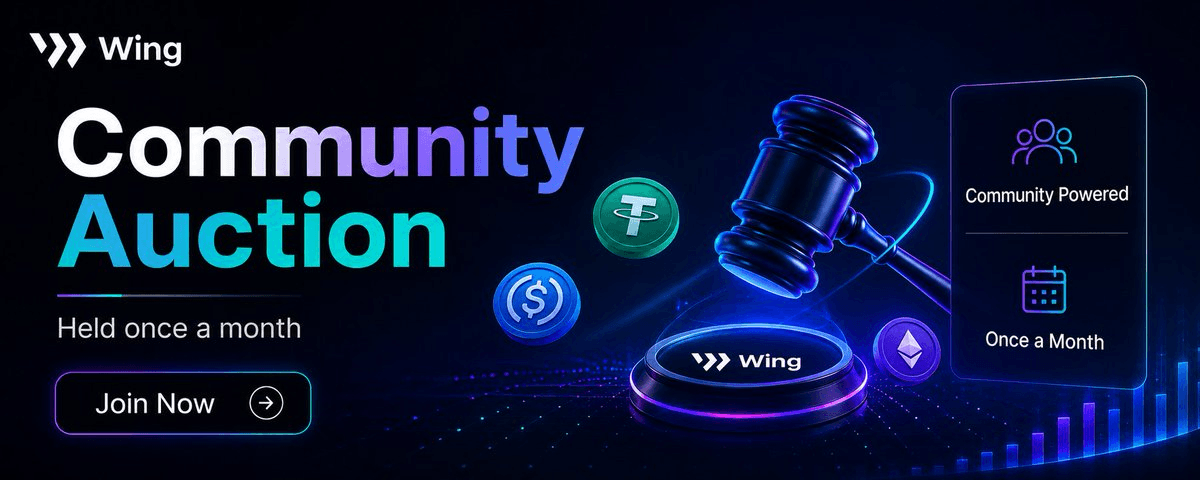Wing Finance Launches Monthly Buyback Auction Using Half of Platform Revenue