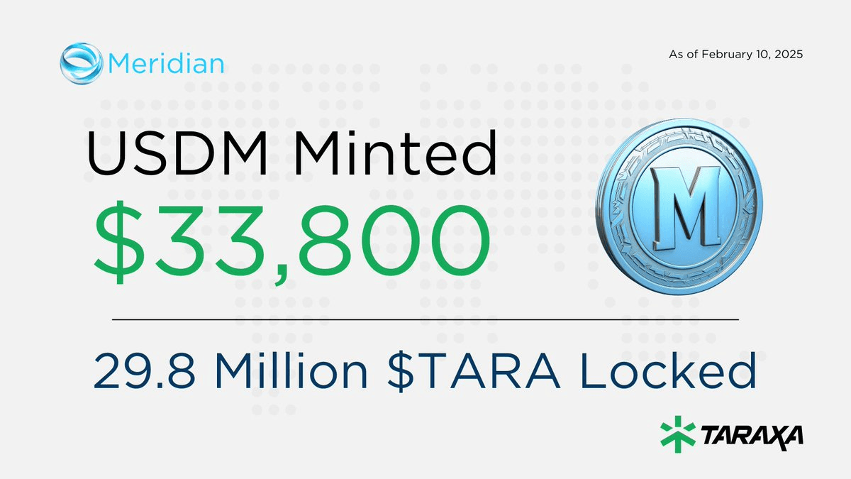 Meridian Mint Status Update on Taraxa Network
