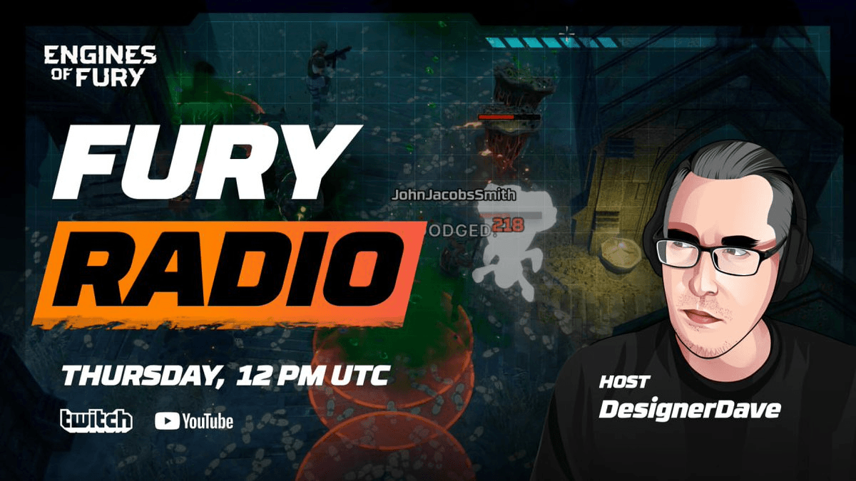 FURY RADIO Returns Thursday with Live Gameplay and NFT Giveaways