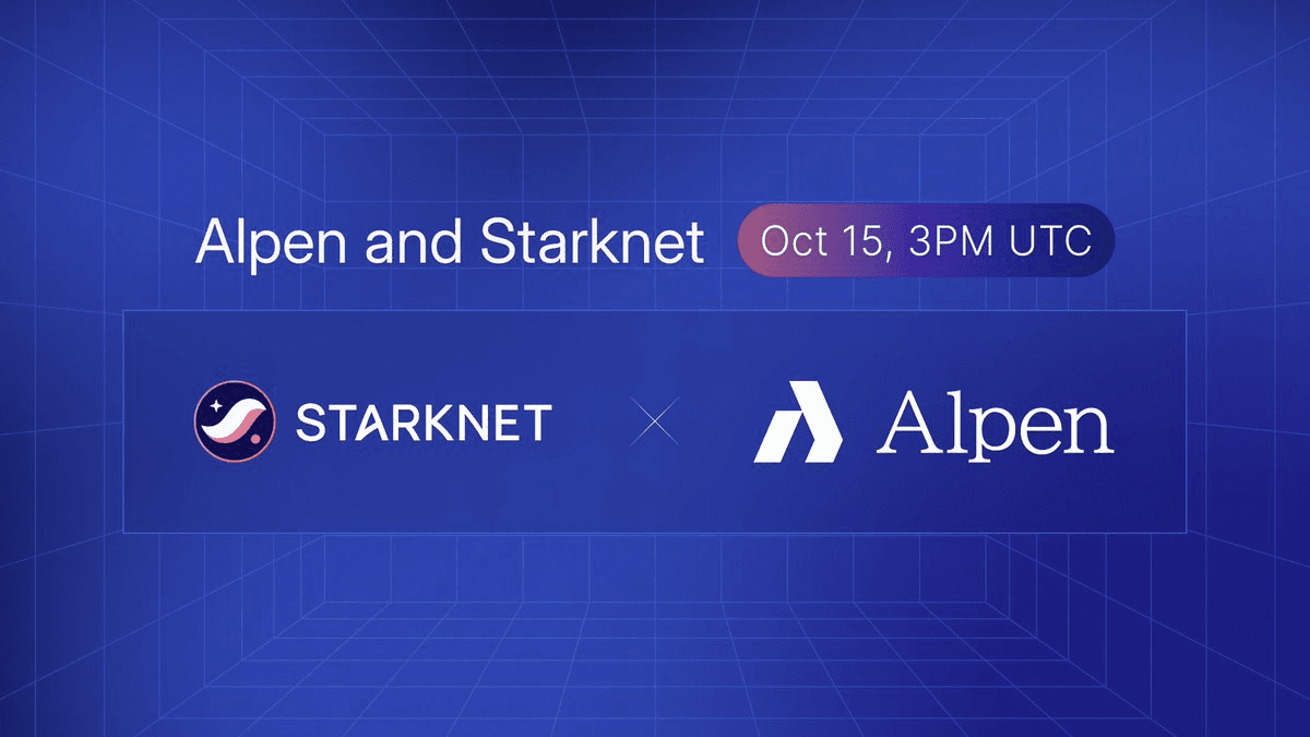 Alpen and StarkWare Teams Set to Unveil Major Bitcoin DeFi Development