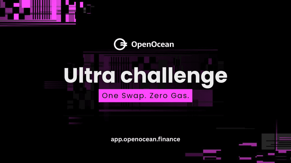 OpenOcean Launches Gasless Swaps on Arbitrum with Ultra Beta