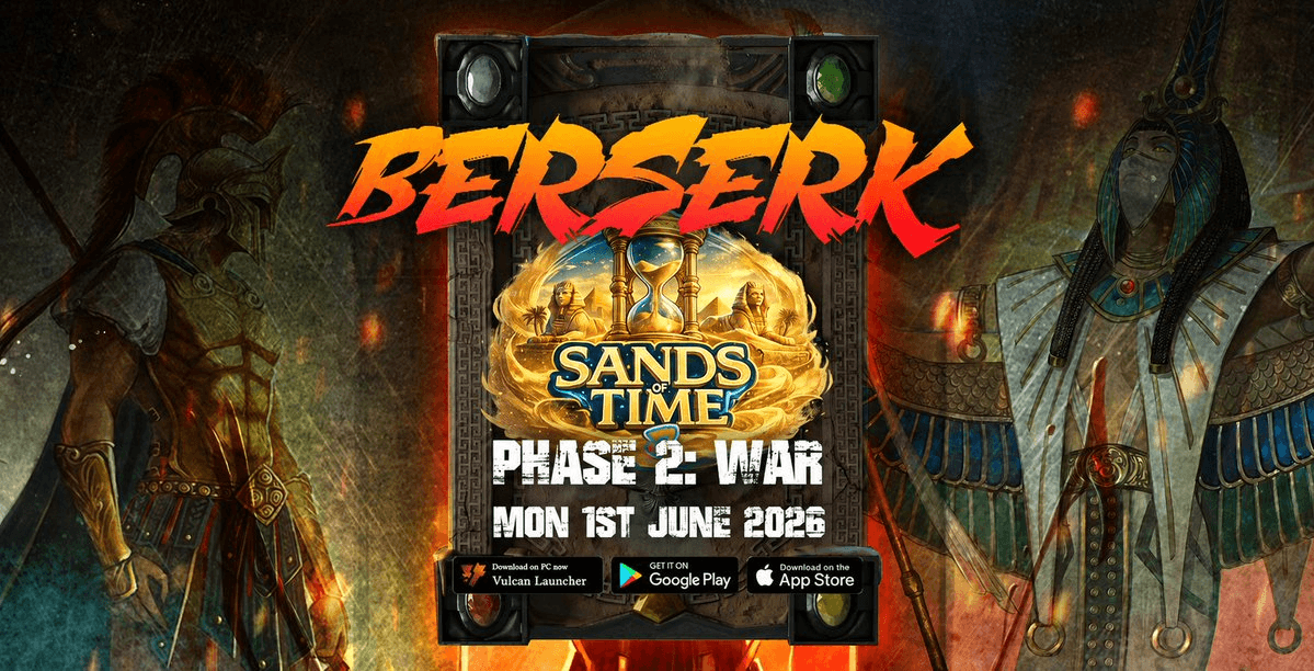 Vulcan Forged Announces Phase 2 of War of Berserk: Sands of Time CCG Tournament