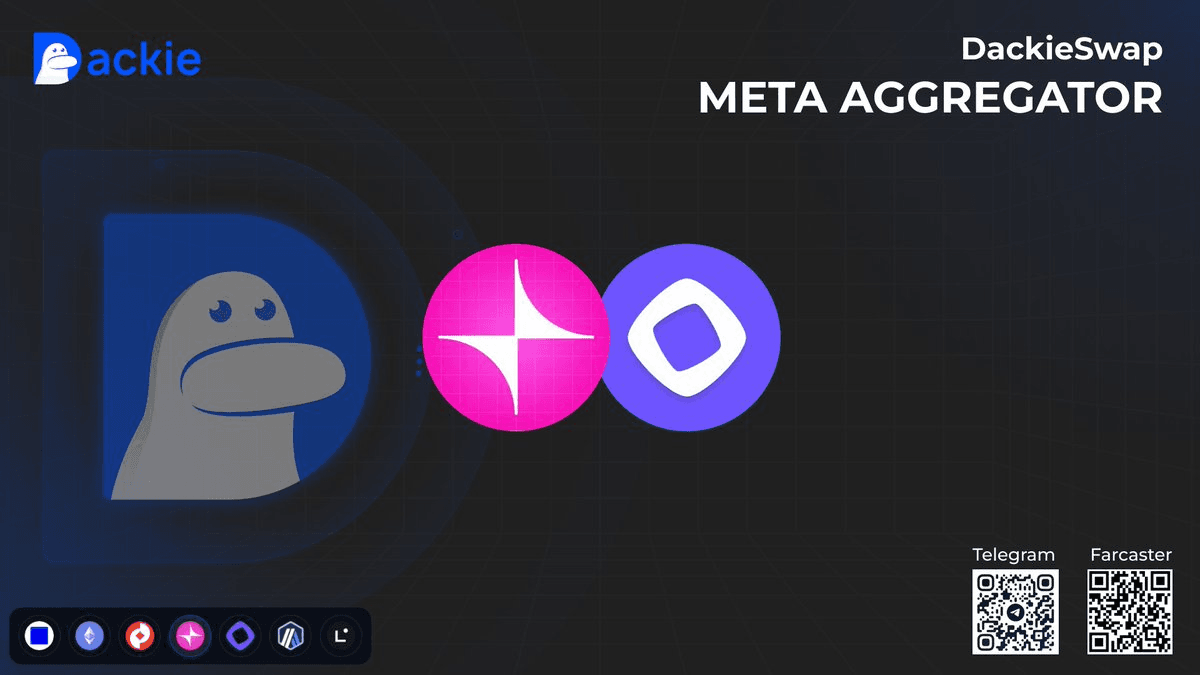 馃 DackieSwap Expands Meta Aggregator to Unichain and Monad