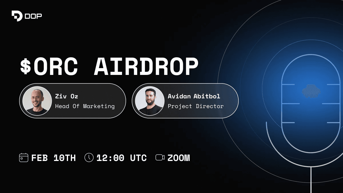 DOP Core Team AMA Announced Ahead of $ORC Snapshot