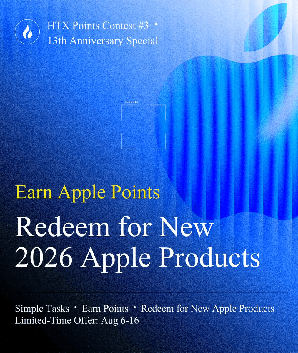 HTX Launches Points Contest for Apple Upgrade Fund