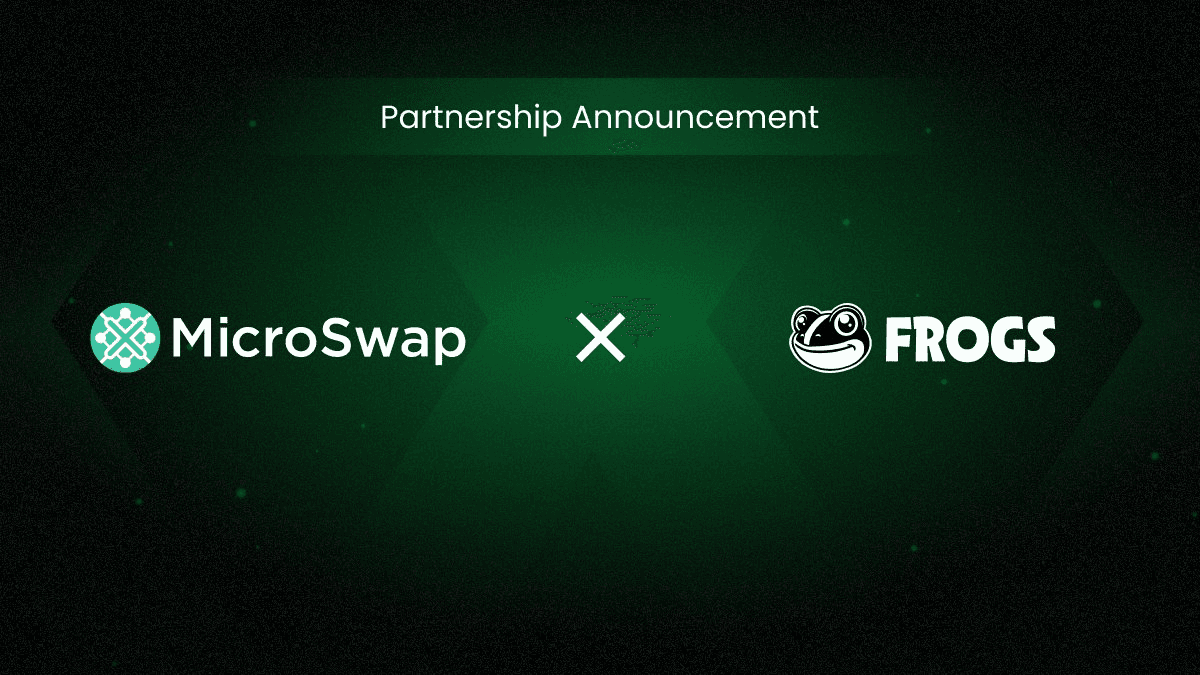 MicroSwap Partners with Real Frogs Club on Cronos Chain