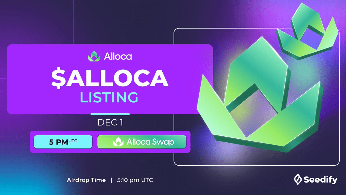 π₯ ALLOCA Token Goes Live